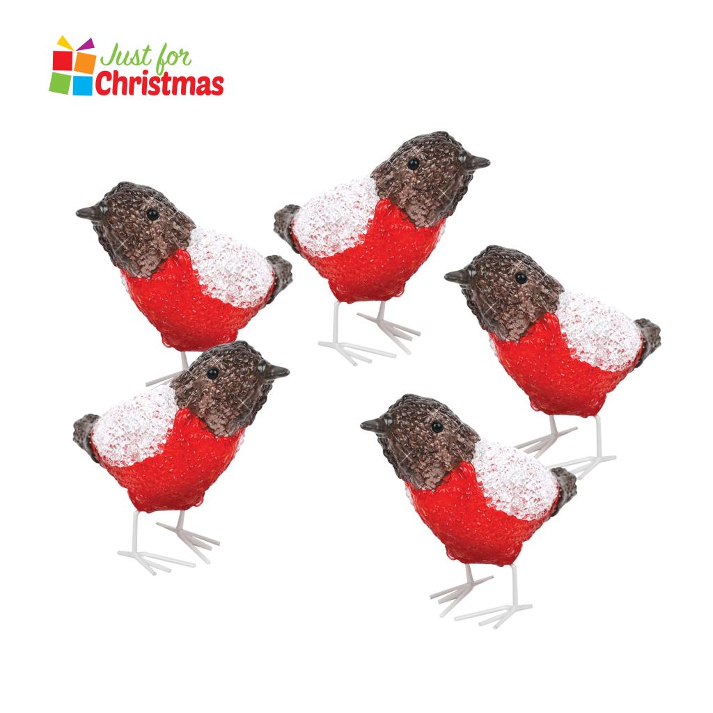 Christmas Ornamental String Fairy Lights Indoor/Outdoor - Penguin/Robin/Squirrel Christmas Ornamental String Fairy Lights Indoor/Outdoor - Penguin/Robin/Squirrel